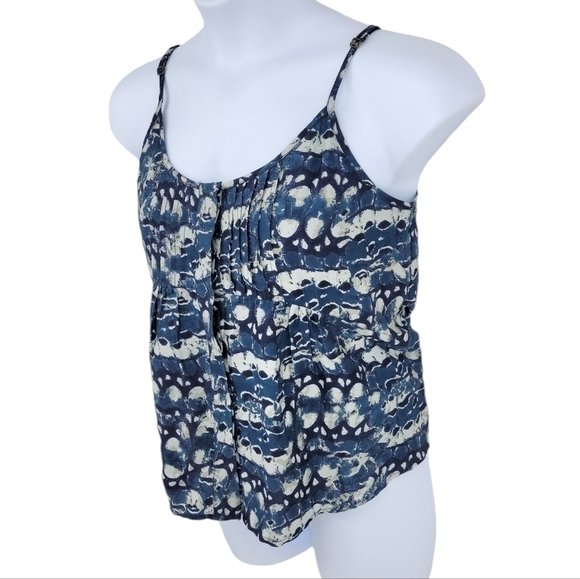 Hurley Womens Monarch Cami Button up Front With Adjustable Staps Size M - Picture 13 of 15